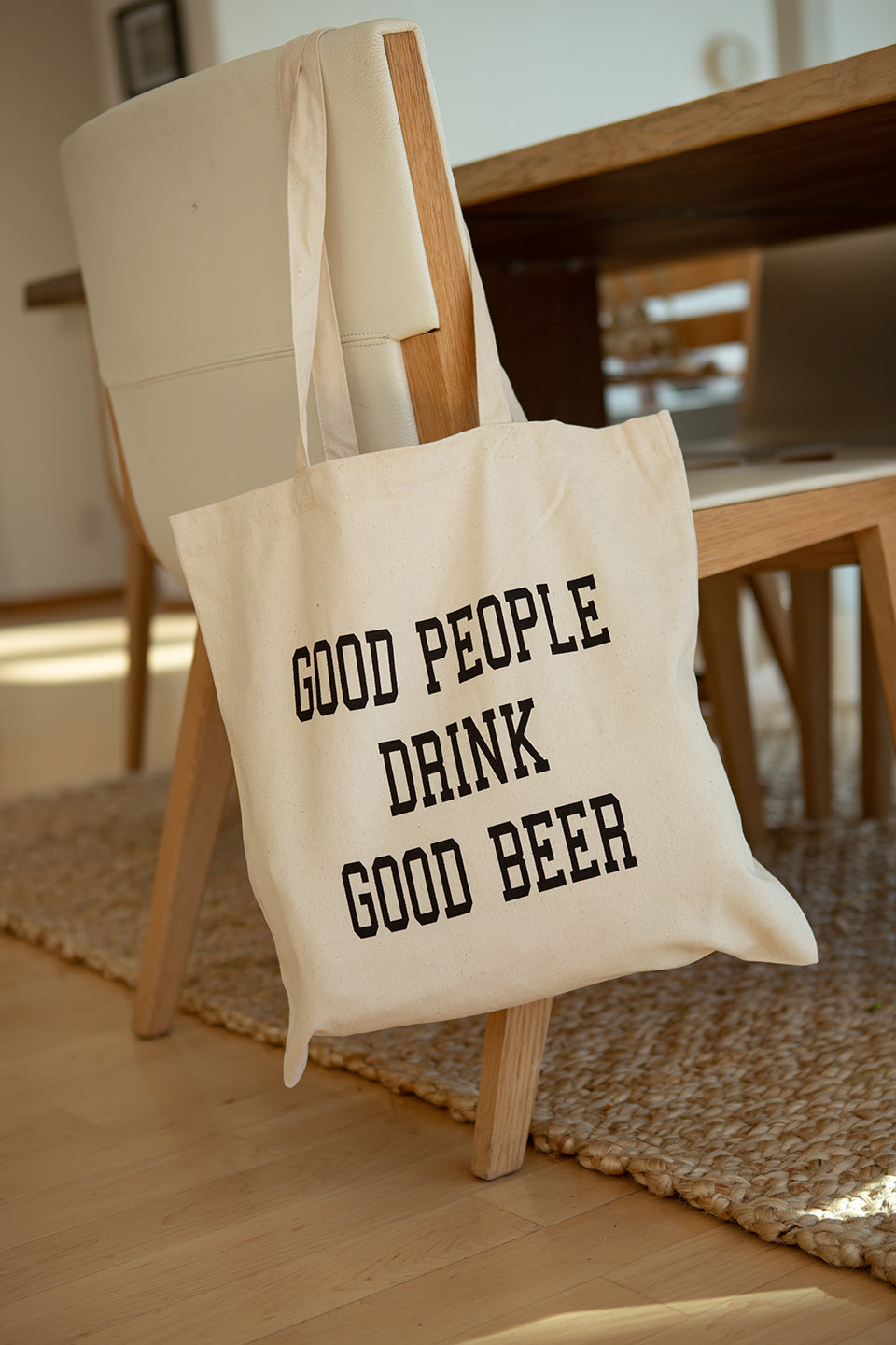 Good People Drink Good Beer Tote Bag ($15 for a single canvas tote)